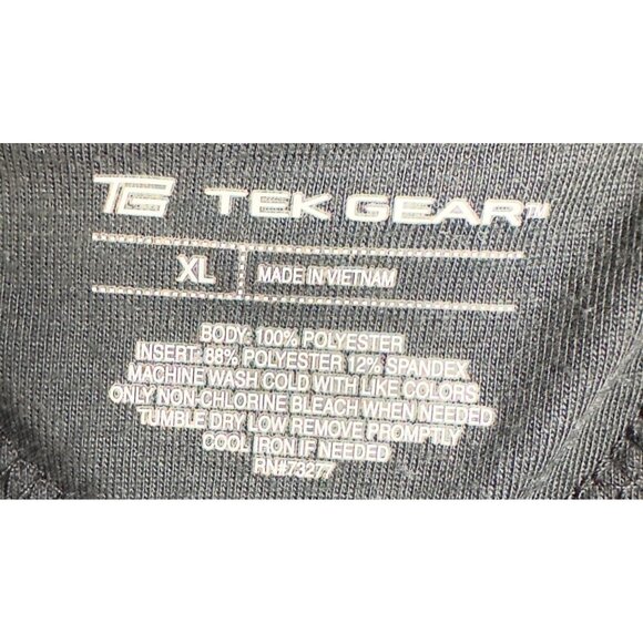 Tek Gear Fleece Jacket Men XL Heather Gray Athletic Full-Zip Long Sleeve Stretch - Picture 6 of 11